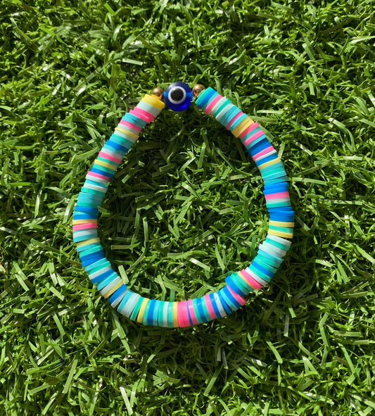 Colorburst Evil Eye Bracelet