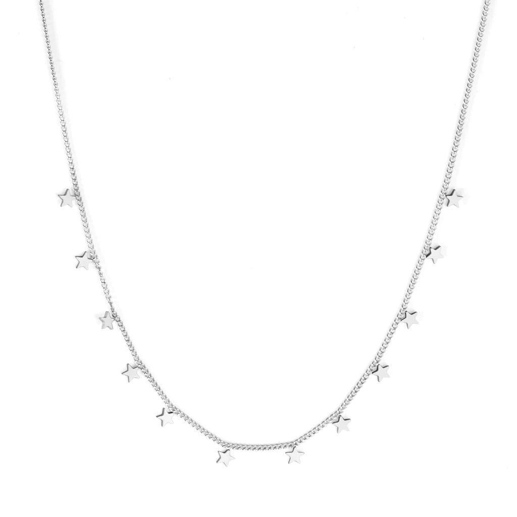 Silver Stars Necklace