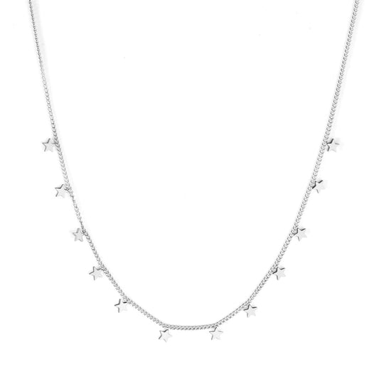 Silver Stars Necklace