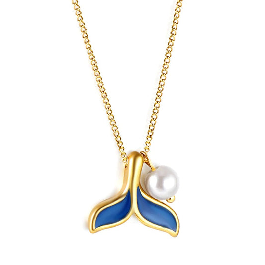 Ocean Elegance Pearl Necklace