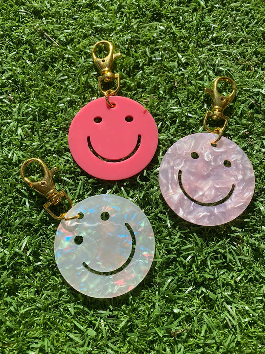 Smiley Face Keychain