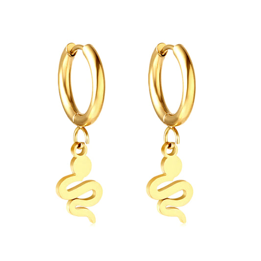 Hypoallergenic Sly Snake Earrings