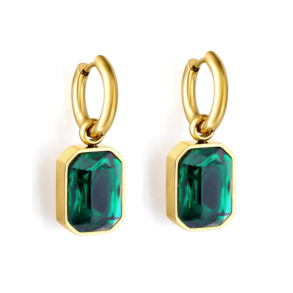 Emerald Jewel Earrings