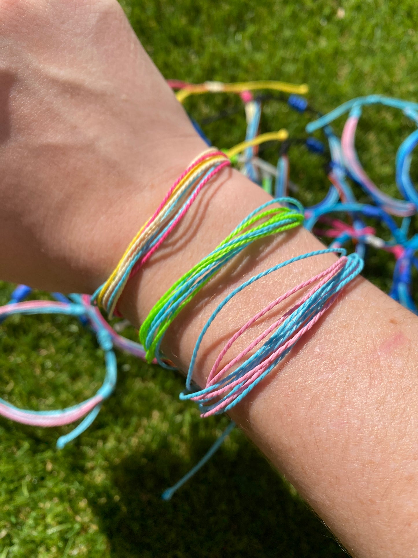 3 Pack Wax String Bracelets